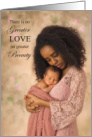for Wife Mother’s Day Newborn and Mom African American card