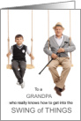 for Grandpa on Grandparents Day Swing of Things card