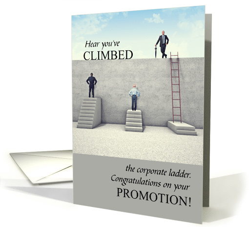 Promotion Congratulations Climbed the Corporate Ladder card (1635864)