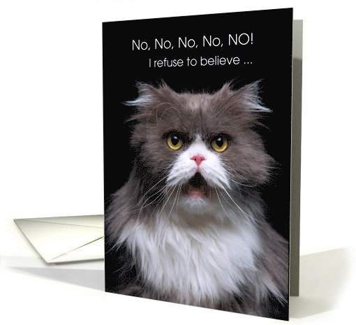 Funny Birthday Card Cat for Getting Older card (1638638)