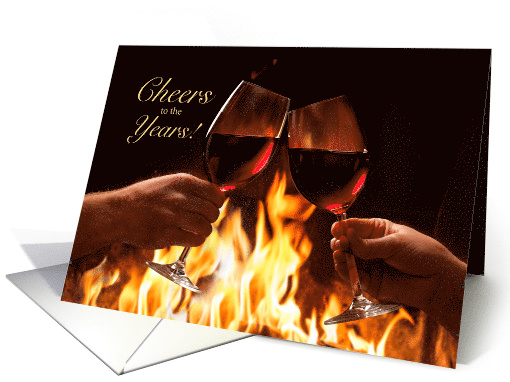 Wedding Anniversary for Couple Cheers to the Years card (1683506)