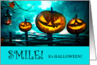 Smile It’s Halloween Jack o’ Lanterns card
