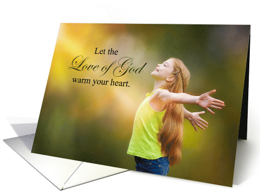 Christian Encouragement Love of God card (1724650)