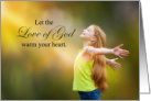 Christian Encouragement Love of God card