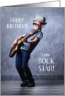 Birthday for a Little Rock Star card