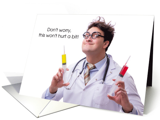 40th Birthday Funny Doctor Humor with Syringes card (1735372)