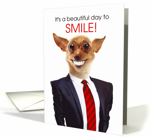 Funny Dental Themed Birthday with a BIG Smile card (1735998)