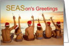 SEASon’s Greetings Beach Themed Christmas card