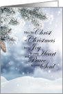Religious Christmas Joy to your Heart card