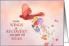 Recovery Anniversary12 Step Addiction Recovery Wings will Soar card