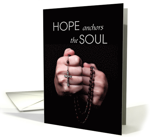 Religious Get Well Rosary Beads card (1787548)