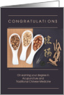 TCM Graduate Acupuncture Traditional Chinese Medicine card