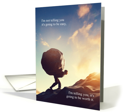 12 Step Recovery It's Going to be Worth It card (1824888)