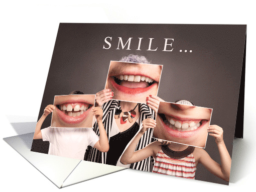 SMILE We're Thinking About You card (1881726)