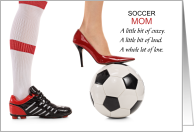 Soccer Mom Themed Mother’s Day card