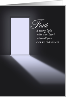 Encouragement Have Faith in the Darkness card