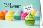 Thank You Cupcakes You are so Sweet card