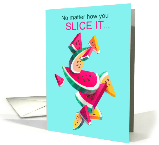 Thank You Play on Words One in a Melon card (1927478)