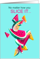 Thank You Play on Words One in a Melon card