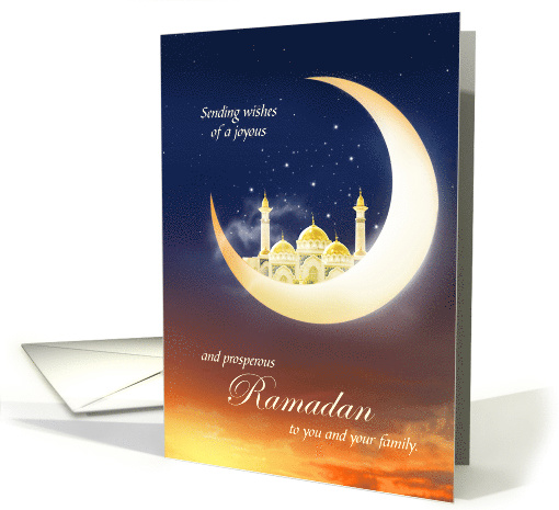 Ramadan Sliver Moon card (1931172)