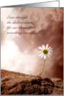 Encouraging Words Through the Darkest Storm card