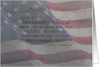Veterans Day Thank You card
