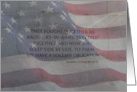 Veterans Day Thank You card