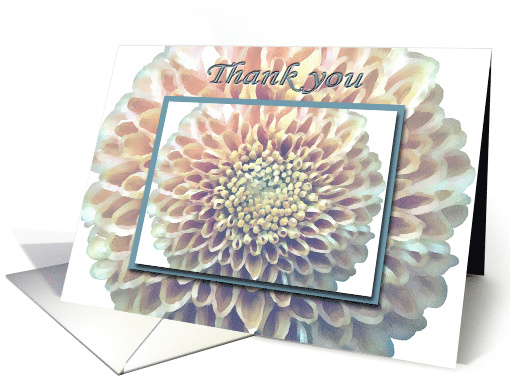 Thank You for Help Chrysanthemum card (588493)