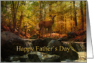Autumn Forest Deer Father’s Day card