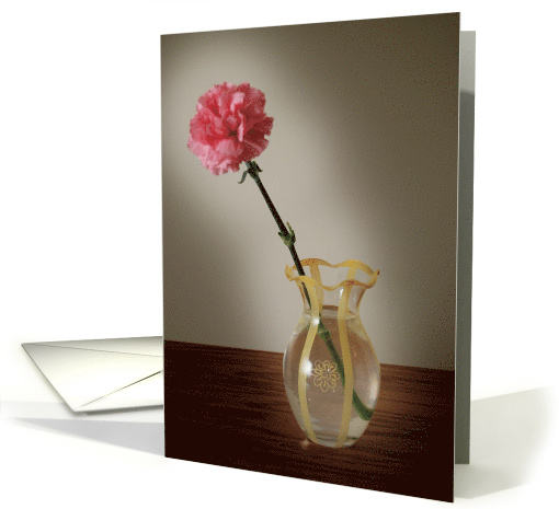 Pink Carnation card (531173)