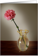 Pink Carnation card