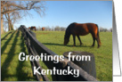 Greetings from Kentucky card