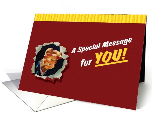 A Special Message for You! card (687531)