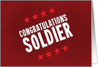 Congratulations Soldier (Promotion Card) card