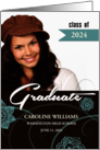 Class of 2024 Graduation Party Invitation Custom Photo card