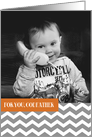 For Godfather on Father’s Day Custom Photo Card