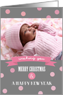 Merry Christmas. Personalized Christmas Photo Card