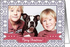 Merry Christmas From Our Home to Yours. Christmas Photo Card