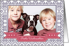 Frohe Weihnachten. Custom Photo Christmas Card in German card