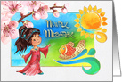 Nowruz Mubarak. Persian New Year Card