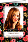 Thank You for the Graduation Gift Custom Photo card