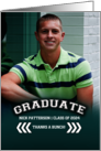Thank You for the Graduation Gift. Custom Photo card