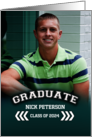 Class of 2024 Graduation Announcement Custom Photo Name Year card