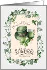 Cheers and Beers St. Patrick’s Day Party Invite Green Beer Shamrock card