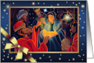 Merry Christmas Three Wise Men card