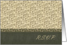 Elegant Pattern Design R.S.V.P. Cards