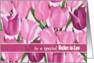 For Mother-in-Law on Mother’s Day Watercolor Tulip Painting card