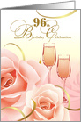 96th Birthday Party Invitation card