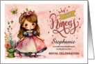 Princess Birthday Party Custom Invitation Cute Little Princess card