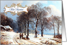 Feliz Navidad. Christmas Card in Spanish card